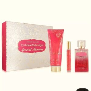 NIB: Catherine Malandrino 3-Piece Special Moments Eua De Parfum Gift Set